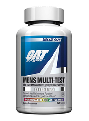 Gat Essentials Mens Multi+Test Dietary Supplement, 150 Tablets