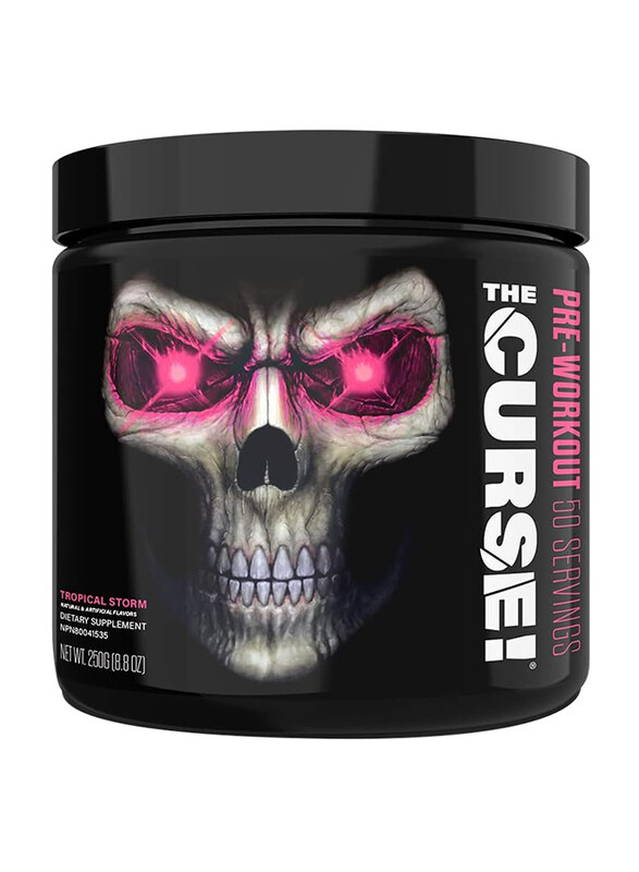 

Jnx Sports The Curse! Pre-Workout Dietary Supplement, 50 Servings, 250gm, Tropical Storm