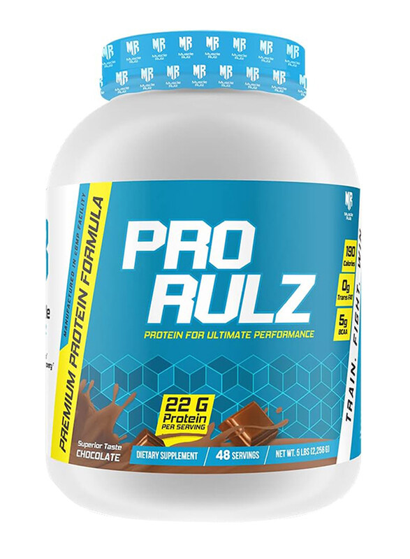

Musclerulz Pro Rulz Premium Protein Formula Supplement, 2256gm, Chocolate