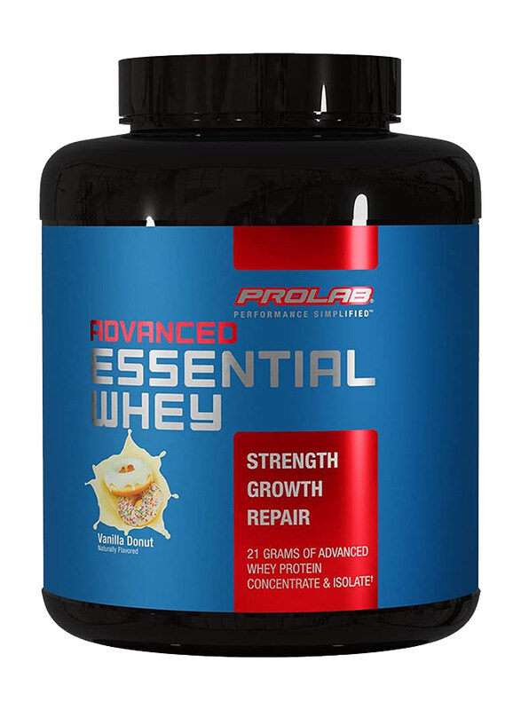 

Prolab Advanced Essential Whey-Blend Isolate Protein, 5Lbs, Vanilla Donut