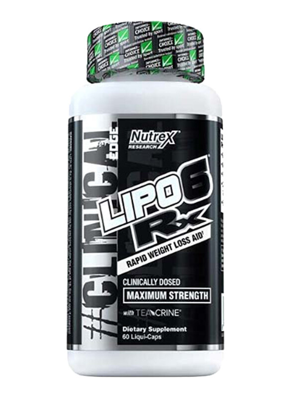 

Nutrex Research Lipo 6 Rx Capsules, 60 Capsules