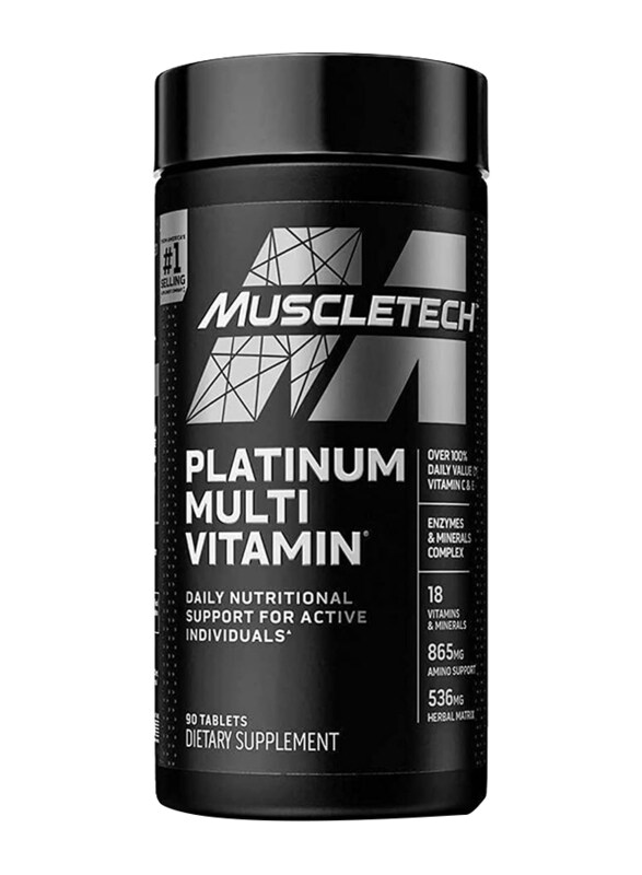 

Muscletech Platinum Multi Vitamin Dietary Supplement, 90 Tablets