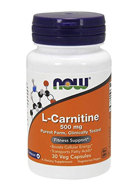 

Now L-Carnitine Capsules, 500mg, 60 Capsules