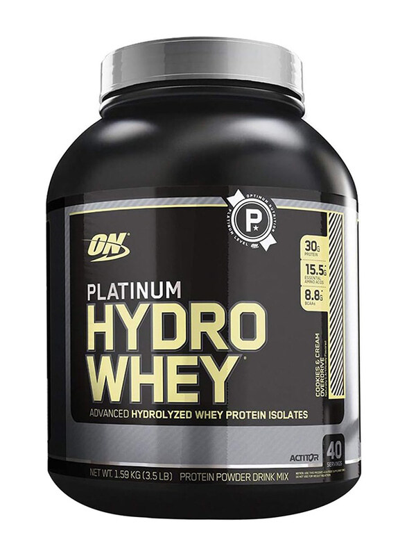 

Optimum Nutrition Hydro Whey Protein Powder Supplement, 3.5Lbs, Cookies and Cream