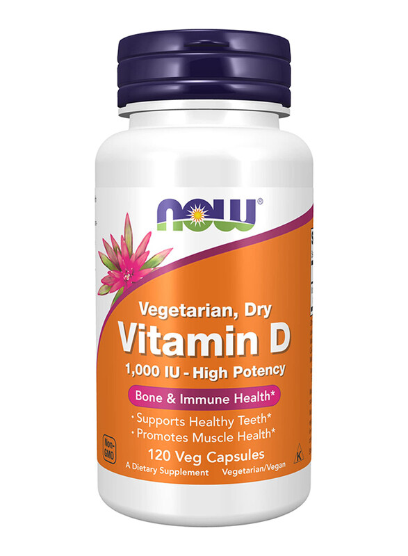 

Now Dry Vitamin D Capsules, 1, 000 IU, 120 Capsules