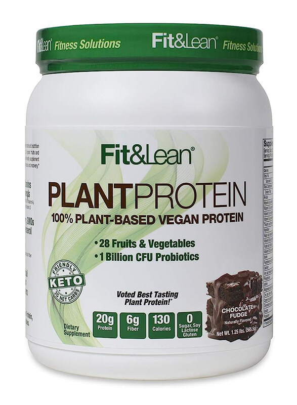 

Fit & Lean Plant Protein 100% Plant Based Vegan Protein, 565gm, Chocolate