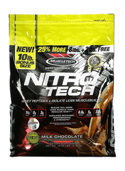Muscletech NitroTech Whey Peptides & Isolate Lean Musclebuilder, 4.54 Kg, Milk Chocolate