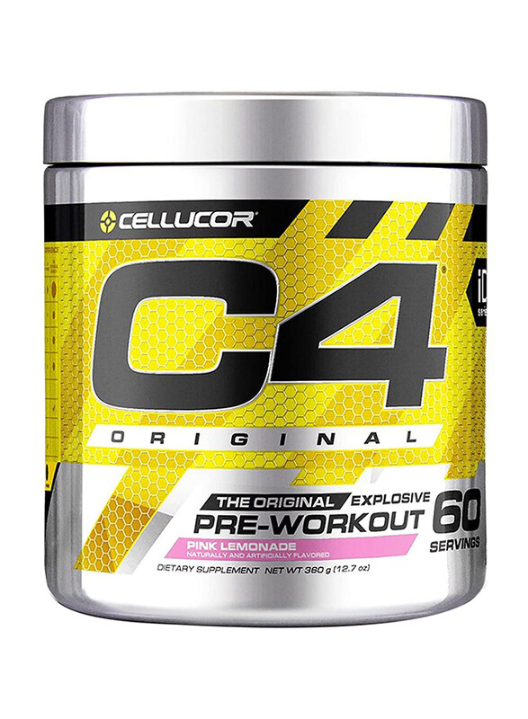 

Cellucor C4 The Original Explosive Pre Workout, 60 Servings, Pink Lemonade