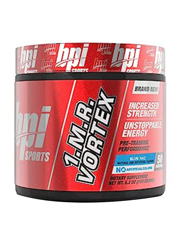 

BPI Sports 1.M.R. Vortex Pre-Workout Powder, 50 Servings, Blue Raz