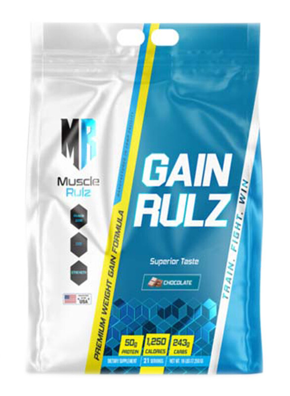 

Muscle Rulz Gain Rulz Weight Gainer Protein, 7300 gm, Chocolate