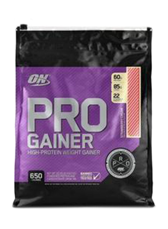 

Optimum Nutrition Pro Gainer Powder, 4.62 KG, Strawberry