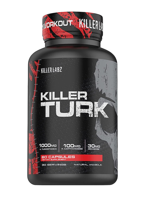 

Killer Labz Killer Turk Natural Anabolic Capsules, 60 Capsules, Unflavoured