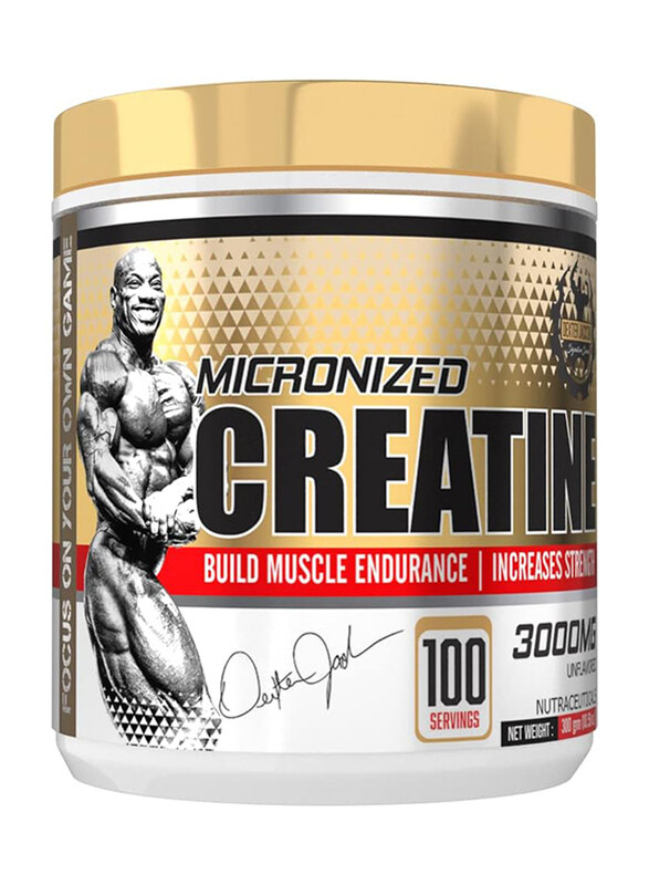 

Dexter Jackson Creatine Micronized, 3000mg, 100 Servings, Unflavoured