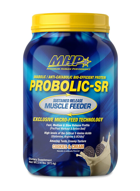 

Maximum Human Performance Probolic-SR Sustained Release Protein Powder, 972.4gm, Cookies & Cream