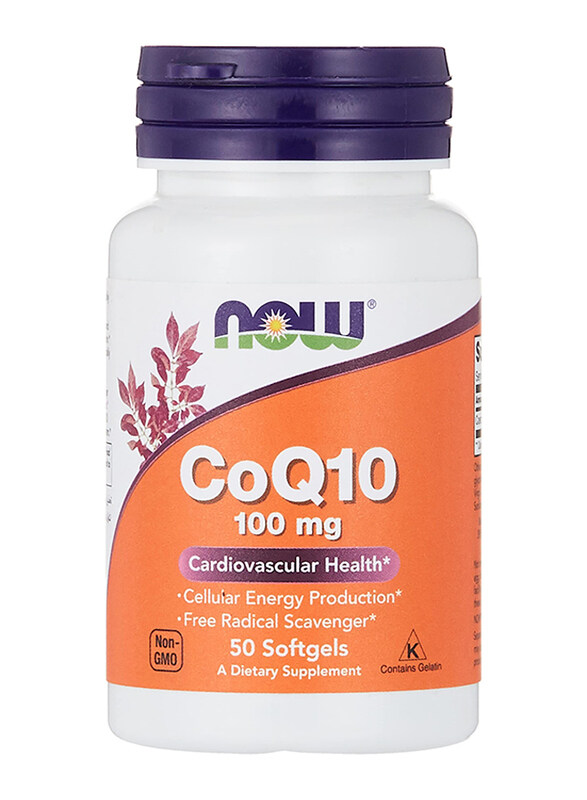 

Now Coq10 Vitamin Softgels, 100mg, 50 Softgels