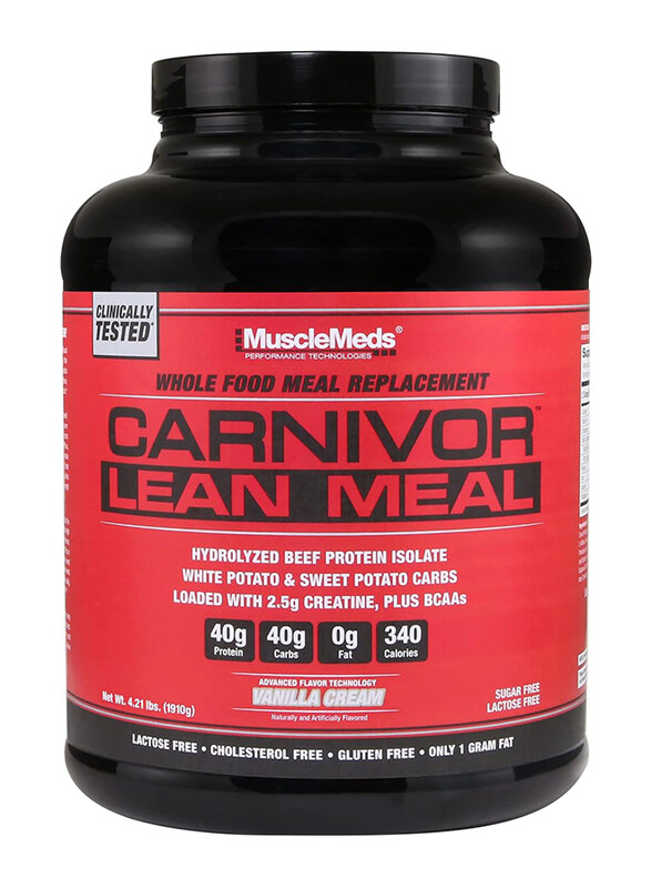 

MuscleMeds Carnivor Lean Meal, 4.2 Lbs, Vanilla Cream