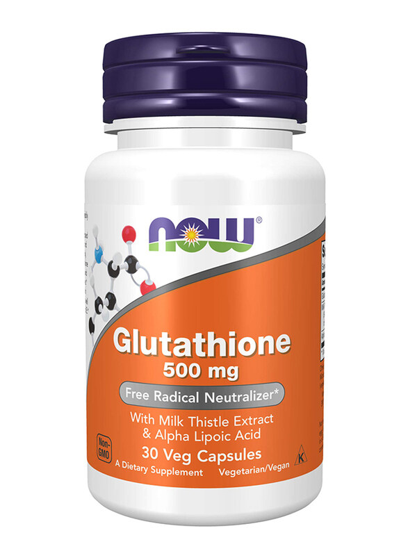 

Now Glutathione Capsules, 500mg, 30 Capsules