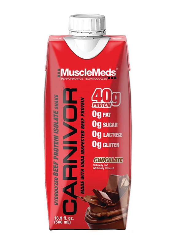 

Musclemeds Carnivor Ready to Drink Protein, 12 x 500ml, Chocolate