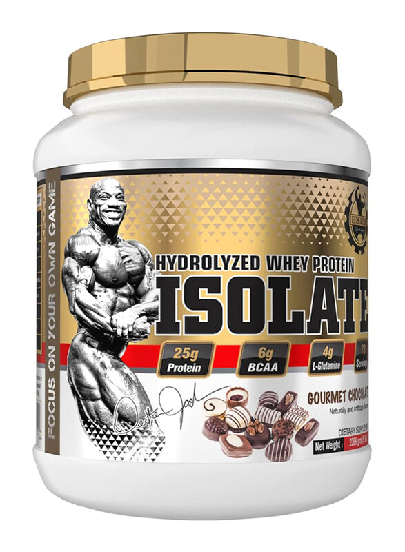 

Dexter Jackson Isolate Hydrolyzed Whey Protein, 5Lbs, Gourmet Chocolate