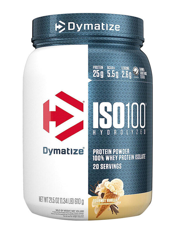

Dymatize Iso 100 Hydrolysed Protein Powder, 20 Servings, Gourmet Vanilla