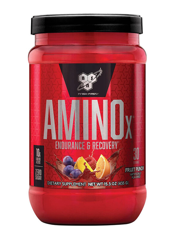 

BSN AMINOx Endurance and Recovery Effervescent Instantized Amino Acids, 435g, Fruit Punch