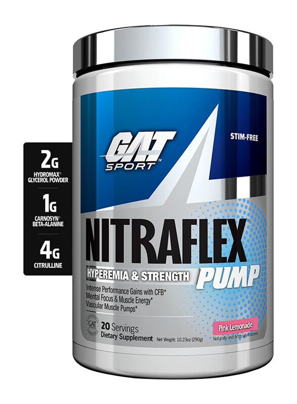 

Gat Nitraflex Pump Protein, 284 gm, Pink Lemonade