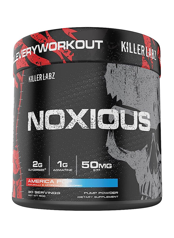 

Killer Labz Noxious Pump Powder Dietary Supplement, 30 Servings, America Pop