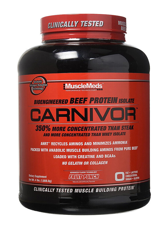 

MuscleMeds Muscle Meds Carnivor Dietary Supplement, 4 Lbs, Fruit Punch