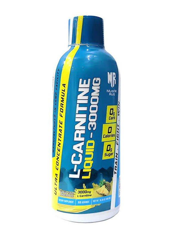 

Muscle Rulz L-Carnitine 3000mg, 480ml, Pineapple