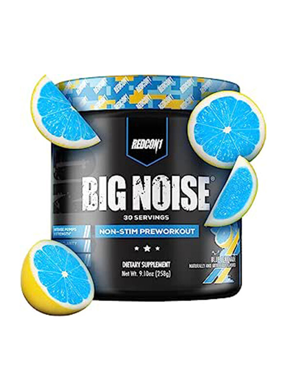 

Redcon1 Big Noise Non Stim Pre Workout Powder, 30 Servings, Blue Lemonade