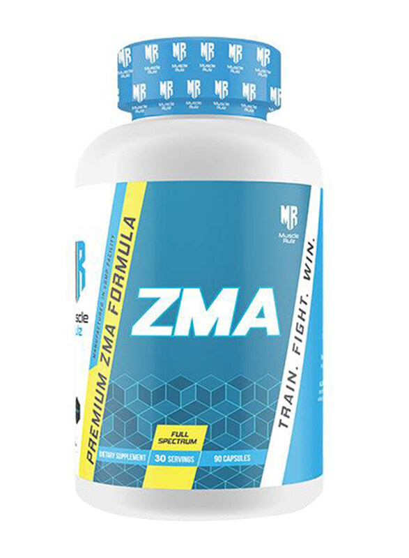 

Muscle Rulz ZMA, 90 Capsules, Unflavoured