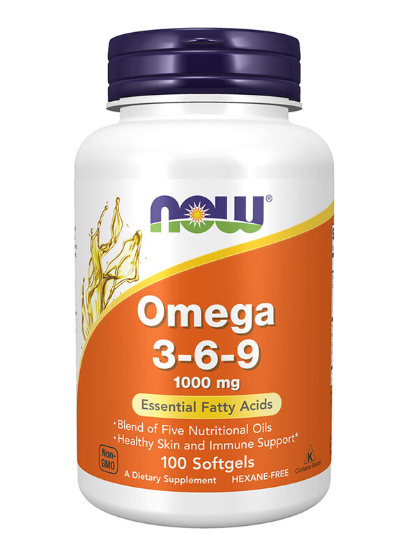 

Now Omega 3-6-9 Softgels, 1000mg, 100 Softgels
