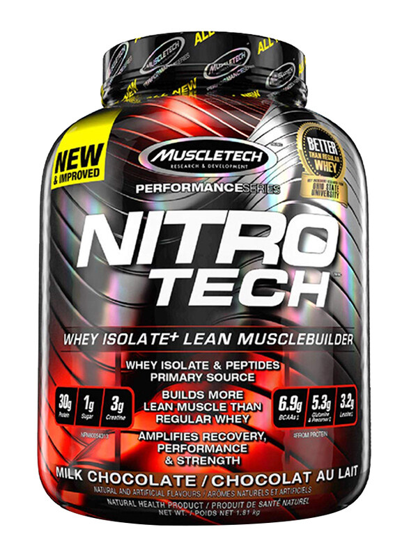 

Muscletech Nitrotech Whey Muscle Builder, 1.81 KG, Milk Chocolate