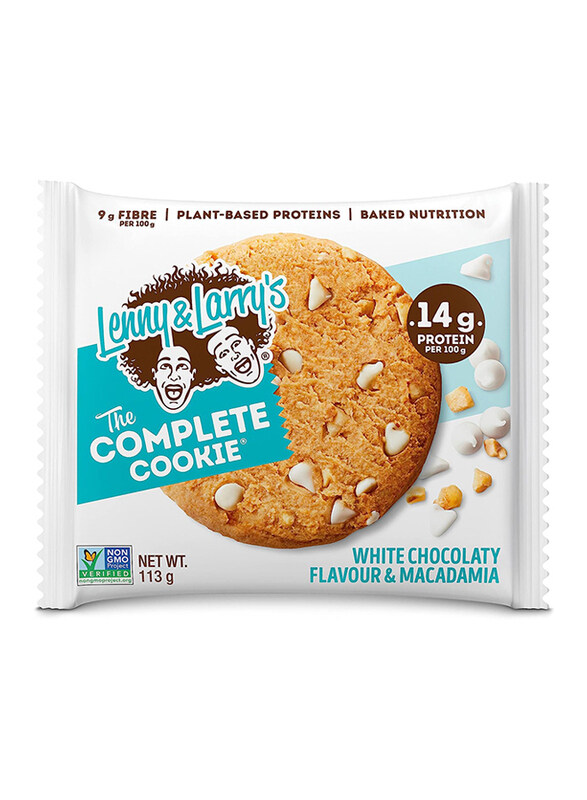 

Lenny & Larry's Macadamia Complete Cookies, 113g, 12 Pieces, White Chocolate