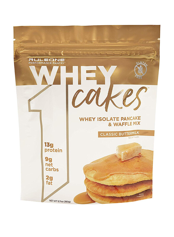 

Rule One Proteins R1 Whey Cakes, 12 Servings, Classic Buttermilk