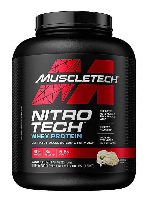 

Muscletech Nitro Tech Performance Series Whey Protein, 4Lbs, Vanilla