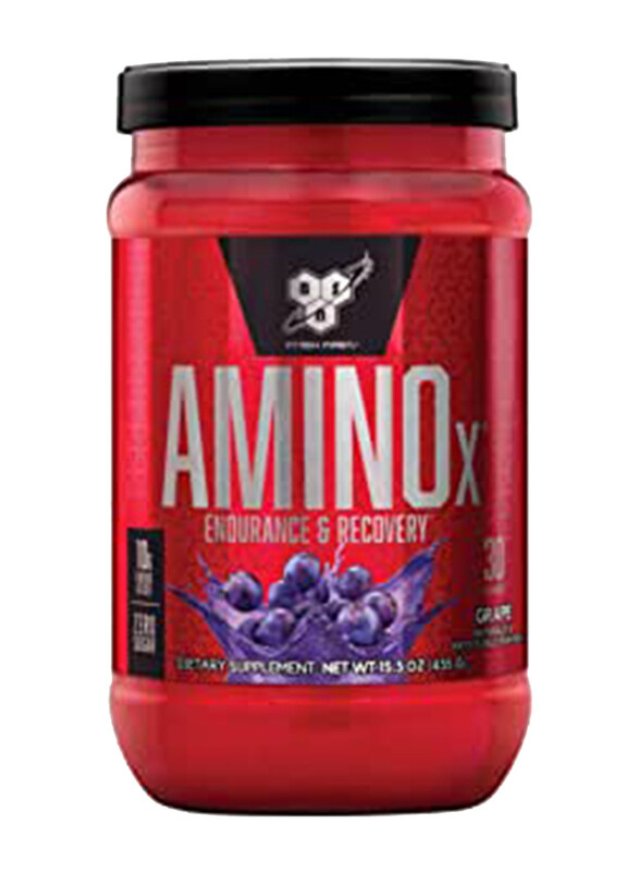 

BSN Amino X Endurance & Recovery Amino Acids, 30 Servings, Grape