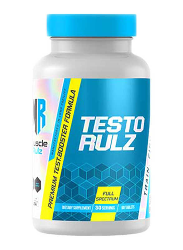 Muscle Rulz Testbooster Dietary Supplement, 60 Tablets