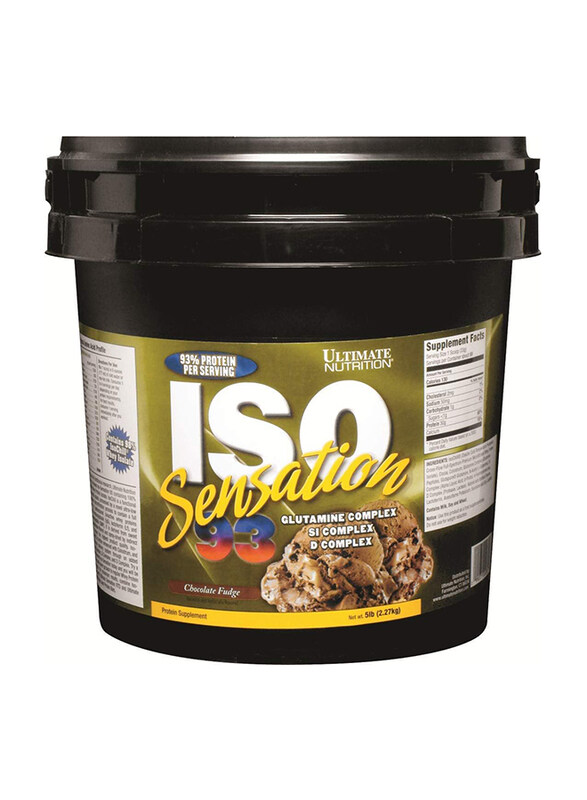 

Ultimate Nutrition ISO Sensation Powder, 2.27 Kg, Chocolate Fudge