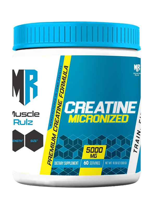 

Muscle Rulz Creatine Supplement, 300g, Unflavoured