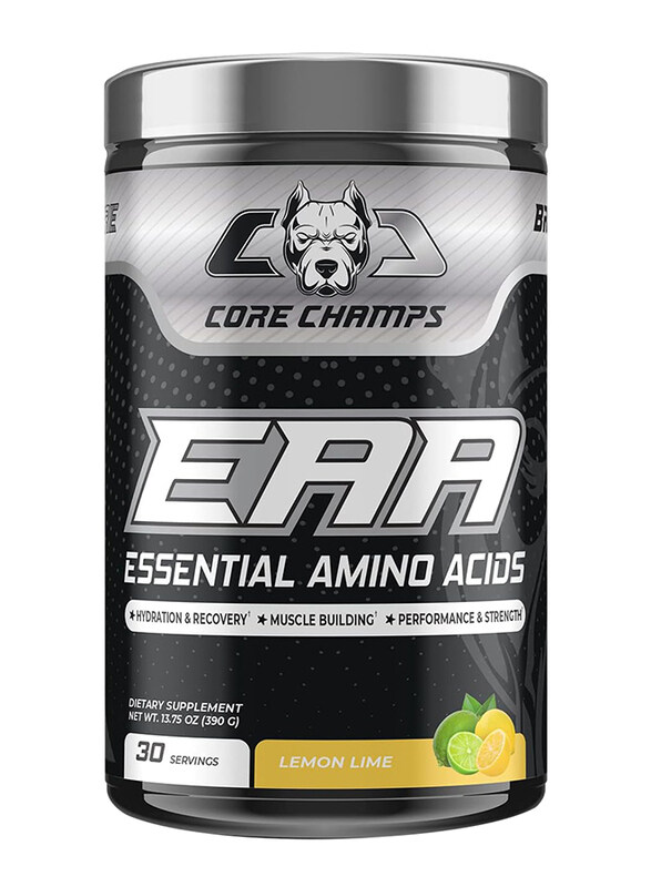 

Core Champs EAA Essential Amino Acids, 30 Servings, 405gm, Lemon Lime