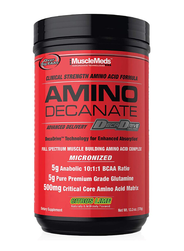 

MuscleMeds Amino Decanate, 378gm, Citrus Lime