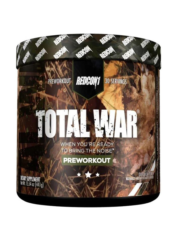 

Redcon1 Total War Pre Workout Outdoor Punch, 440gm