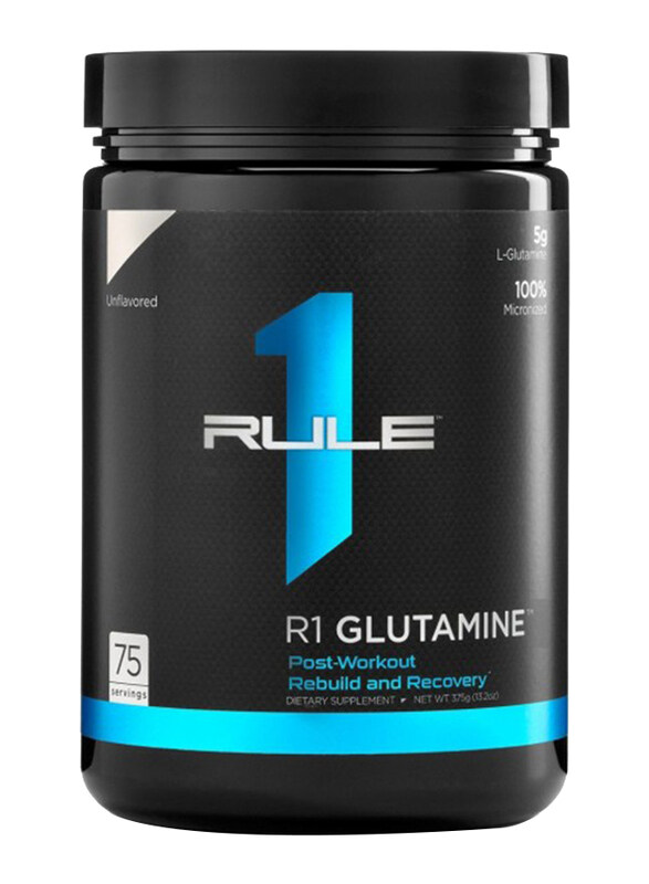 

Rule 1 Glutamine, 375gm, Unflavored