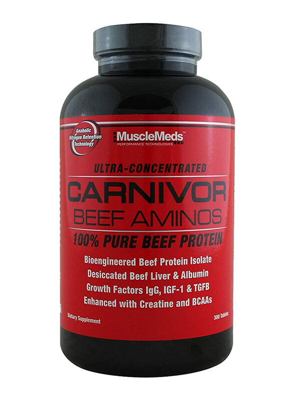 

Musclemeds Carnivor Beef Amino Dietary Supplement, 300 Tablets