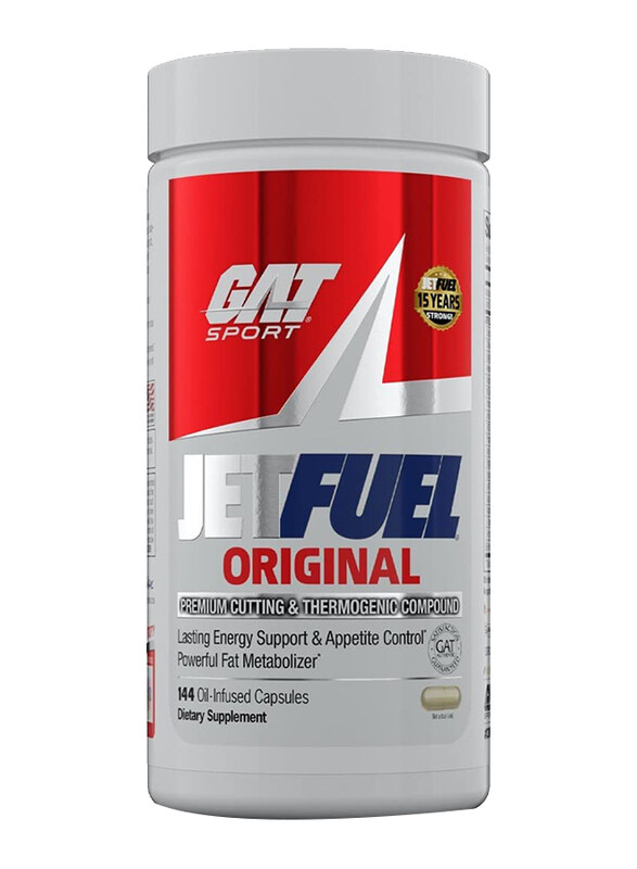 

Gat Sports Jetfuel Original Cutting & Hardening Compound Capsules, 144 Capsules, Unflavored
