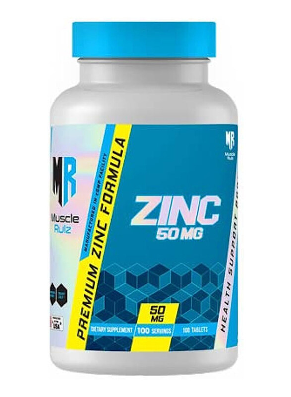 

Muscle Rulz Zinc 50Mg Tablet, 100 Tablets