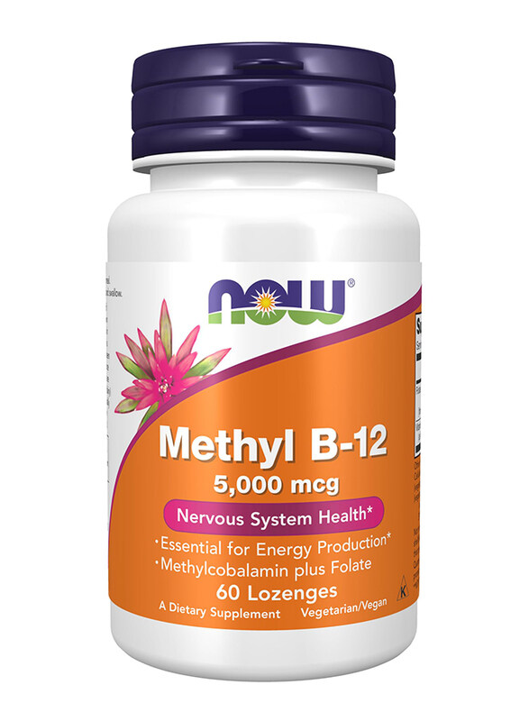 

Now Methyl B-12 Lozenges, 5000mcg, 60 Lozenges
