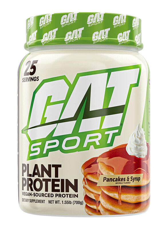 

Gat Sport Plant Protein Vegan-Sourced Protein Pancakes, 25 Servings, Pancakes & Syrup