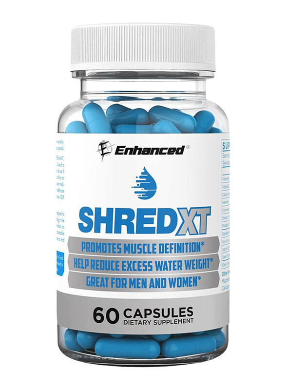 

Enhanced Labs Shred XT Dietary Supplement, 60 Capsules, Unflavoured